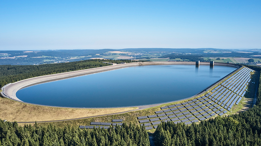 Markersbach - one of the largest hydropower plants in Europe
