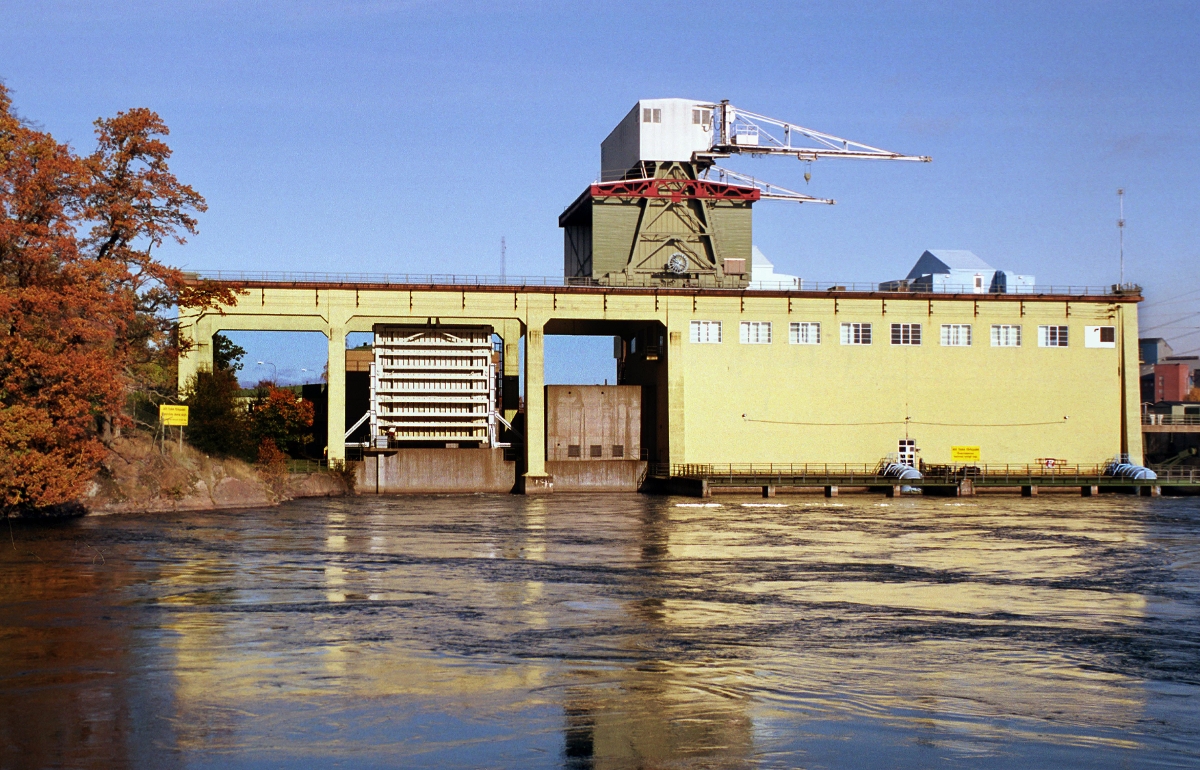 Vargöns kraftverk – reglerar Vänerns vattennivå